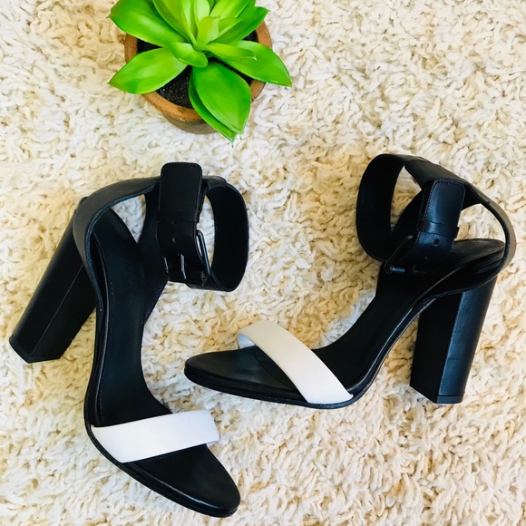 Vince Shoes - Vince Alexa color block ankle strap heels size 5.5